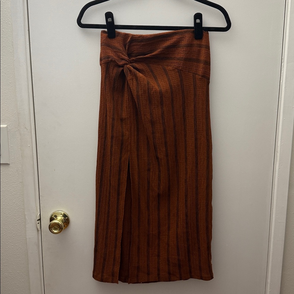 H&M Striped Pencil Skirt